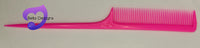 Tail Hair Comb - Plastic Coloured
