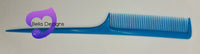 Tail Hair Comb - Plastic Coloured
