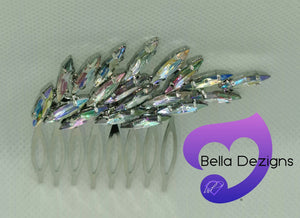 Diamante Hair Comb - Horse Eye Baby