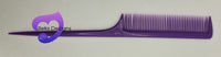 Tail Hair Comb - Plastic Coloured
