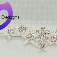 Diamante Hair Piece - Shooting Star Clip