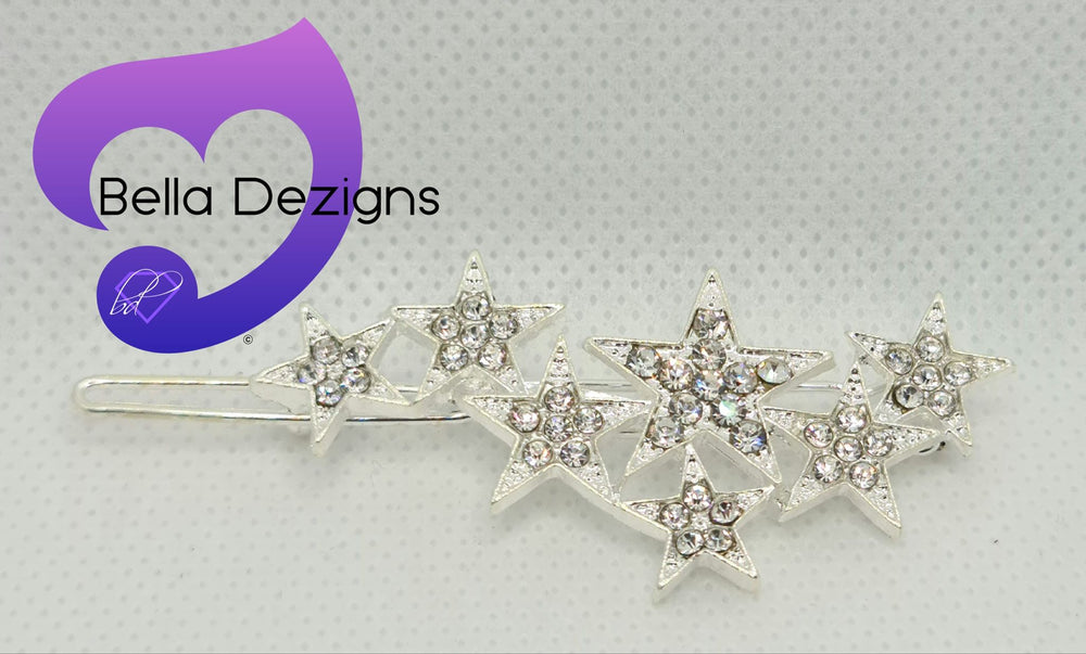 Diamante Hair Piece - Shooting Star Clip