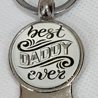 Keyring Bottle Openers - "BEST DADDY EVER"