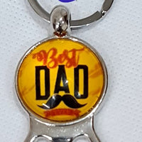 Keyring Bottle Openers - "BEST DAD"