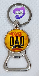 Keyring Bottle Openers - "BEST DAD"