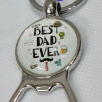 Keyring Bottle Openers - "BEST DAD EVER"