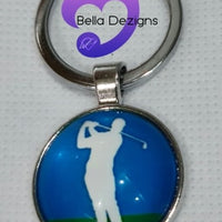 Keyrings - Golf (VARIOUS DESIGNS)