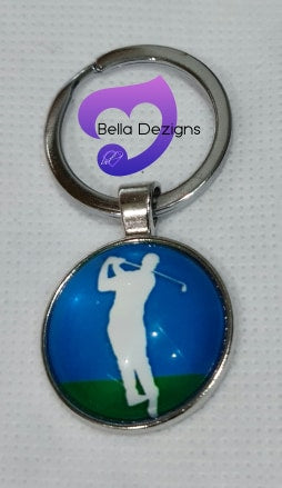 Keyrings - Golf (VARIOUS DESIGNS)