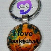 Keyrings - Basketball (VARIOUS DESIGNS)