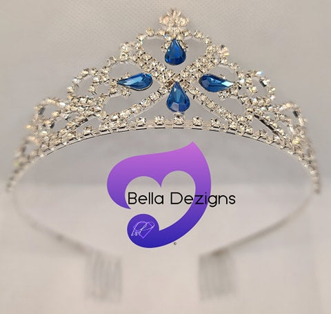 Diamante Tiara - Diamond Light Sapphire