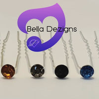 Diamante Hair Pins - SINGLE DIAMANTE