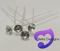 Diamante Hair Pins - SINGLE DIAMANTE
