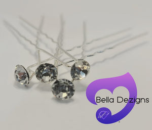 Diamante Hair Pins - SINGLE DIAMANTE