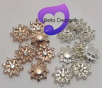 Buttons - Rhinestone Flatback Buttons
