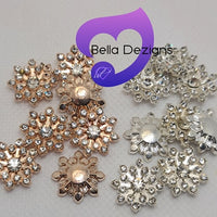 Buttons - Rhinestone Flatback Buttons