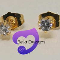 Earrings - 9K Yellow Gold Studs