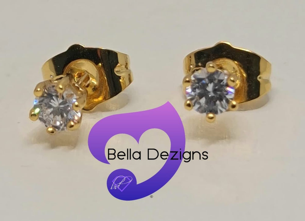 Earrings - 9K Yellow Gold Studs