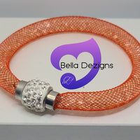 Bracelets - Crystal Mesh Rhinestone (VARIOUS COLOURS)