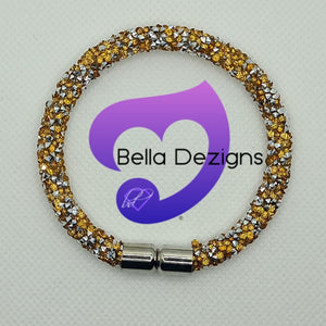 Bracelets - Crystal Rhinestone Magnetic (VARIOUS COLOURS)