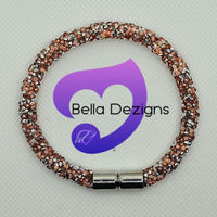 Bracelets - Crystal Rhinestone Magnetic (VARIOUS COLOURS)
