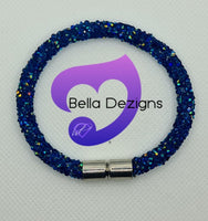 Bracelets - Crystal Rhinestone Magnetic (VARIOUS COLOURS)
