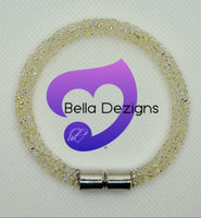 Bracelets - Crystal Rhinestone Magnetic (VARIOUS COLOURS)
