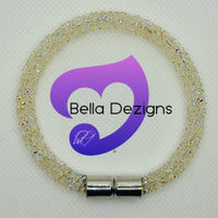 Bracelets - Crystal Rhinestone Magnetic (VARIOUS COLOURS)