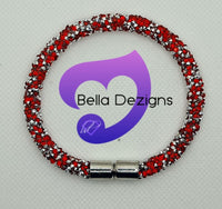 Bracelets - Crystal Rhinestone Magnetic (VARIOUS COLOURS)
