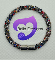 Bracelets - Crystal Rhinestone Magnetic (VARIOUS COLOURS)
