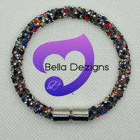 Bracelets - Crystal Rhinestone Magnetic (VARIOUS COLOURS)