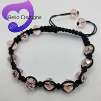 CLEARANCE! Bracelets - Crystal Bead Adjustable (VARIOUS COLOURS)
