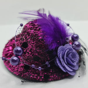 Hat Hair Piece - Glitter