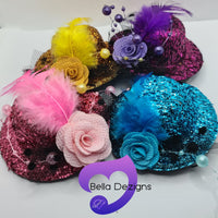 Hat Hair Piece - Glitter
