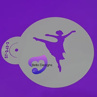 COOKIE AND CAKE STENCIL - Ballerina
