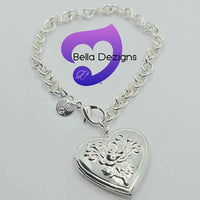 Bracelets - 925 Sterling Silver Plated Locket Bracelet
