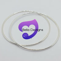 Bracelets - 925 Sterling Silver Plated Bangles