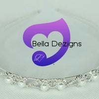 Diamante Head Band - Pearl