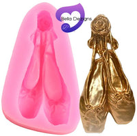 FONDANT SILICONE MOULD - Ballet Shoes
