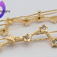 Diamante Hair Piece - Star Clip