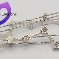 Diamante Hair Piece - Star Clip