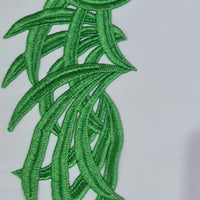 GREEN - Lace Applique Motif - Venise Lace (Sticks)