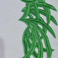 GREEN - Lace Applique Motif - Venise Lace (Sticks)