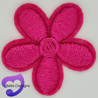 Applique Motif Patch Pieces - Small Flowers (VARIOUS COLOURS)
