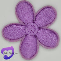 Applique Motif Patch Pieces - Small Flowers (VARIOUS COLOURS)
