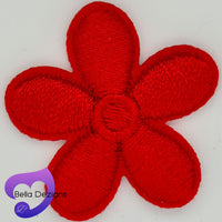 Applique Motif Patch Pieces - Small Flowers (VARIOUS COLOURS)
