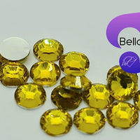 CITRINE - Resin Flatback Rhinestones