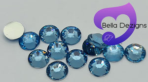 LIGHT SAPPHIRE - Resin Flatback Rhinestones