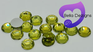 PERIDOT - Resin Flatback Rhinestones