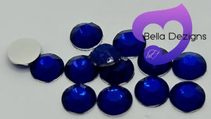 SAPPHIRE - Resin Flatback Rhinestones