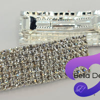 Diamante Hair Piece - Rectangular Barette